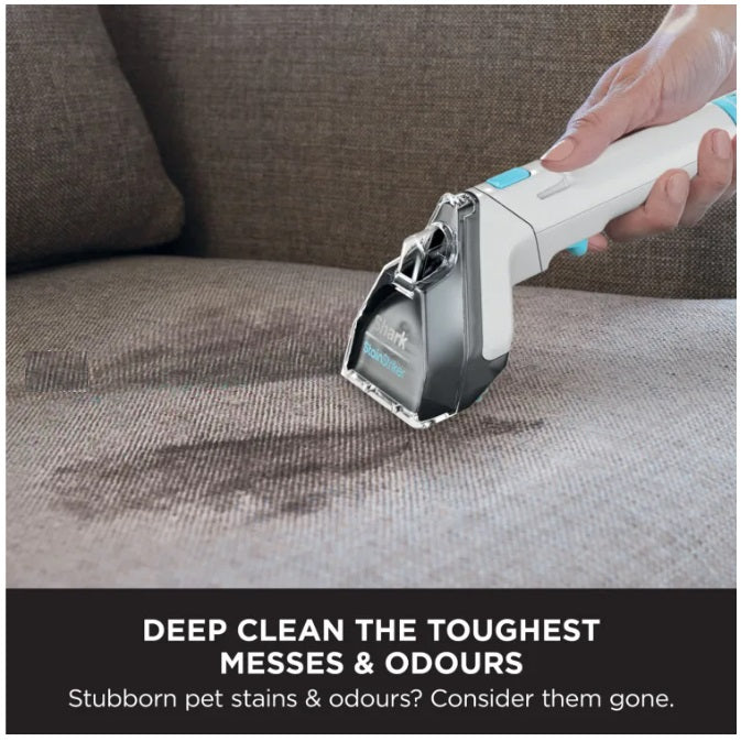 Shark StainStriker Pet Stain & Spot Cleaner PX200UKT for deep cleaning pet stains - available at Keans Claremorris