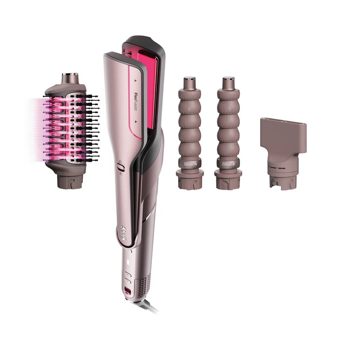 Shark FlexFusion 4-in-1 Air & Ceramic Styler – Cosmic Blush| HD641SUK Keans Claremorris