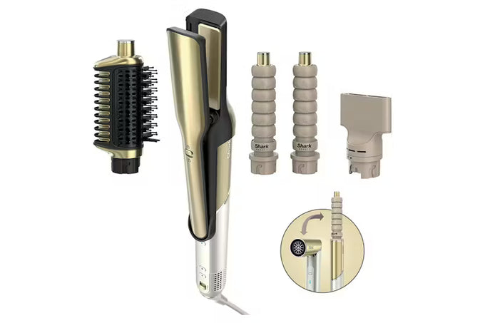 Shark Glam 2-in-1 Straight & Wave Multi-Styler| HD6041SUK Keans Claremorris