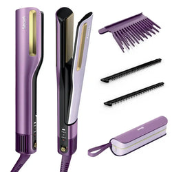 Shark SilkiPro Hair Straightener & Dryer 2-in-1 – Plum Satin | HT401UKPU Keans Claremorris