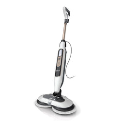 Shark S8201UK Steam and Scrub Mop with Steam Blaster, 150 RPM, LED lights, chemical-free cleaning, from Kean’s Claremorris.