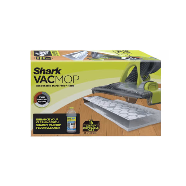 Shark VacMop 16 Disposable Hard Floor Pad Refills| 1304HK200UK Keans Claremorris