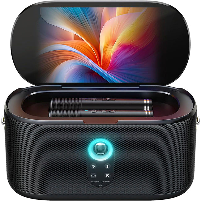 Ikarao SHELL S1 Portable Wireless Karaoke Machine 300W with 10.1” HD Touchscreen, Dual Mics – Kean’s Claremorris – online at