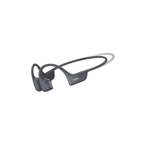 Shokz OpenRun Pro 2 Mini Black bone conduction headphones, IP55 water-resistant, 12h battery, dual-mic, at Kean’s