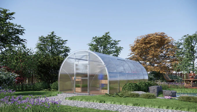 Sigma Lux 2.5m x 6m with 6mm polycarbonate Greenhouse | Online Garden Centre | Keans Claremorris