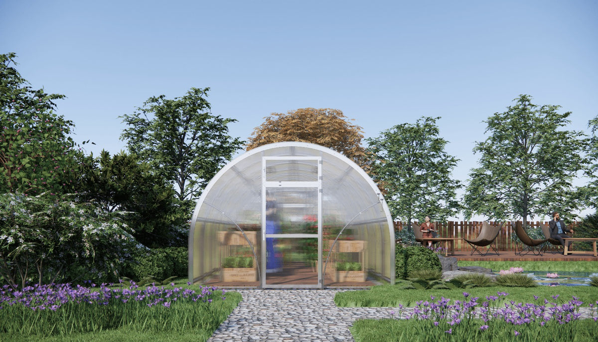 Sigma Lux 3m x 12m with 6mm Polycarbonate Greenhouse | Keans Garden Centre Claremorris
