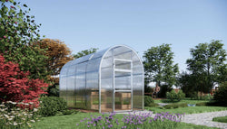 Sigma Lux 2m x 14m with 6mm polycarbonate Greenhouse