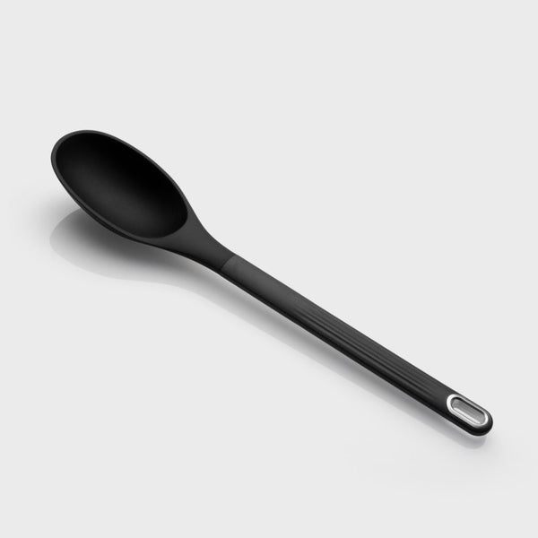 Silicone Solid Spoon - Black Keans Claremorris