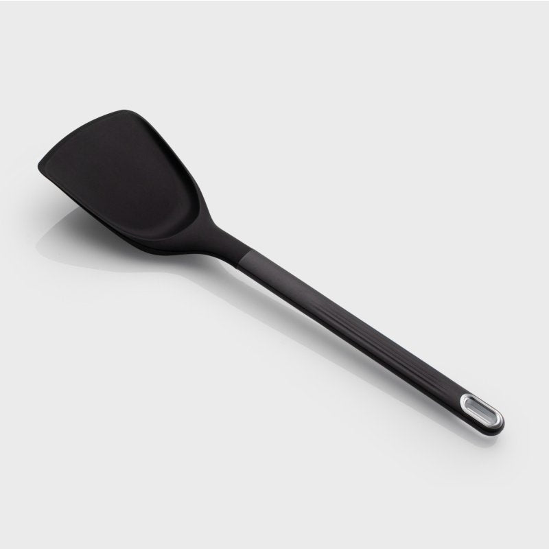 Silicone Solid Wide Turner - Black Keans Claremorris