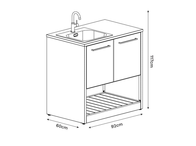Sahara Kitchen Sink Unit - Image 3