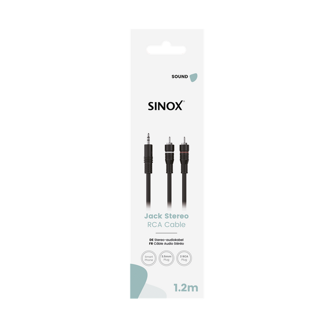 Sinox One 3.5mm - 2 RCA 1.2M | Keans Claremorris