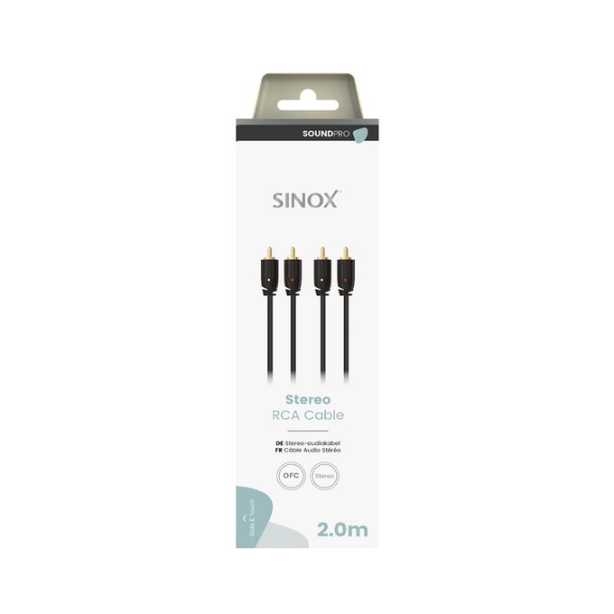 Sinox PRO 2 RCA phono Cable 2M | Keans Claremorris