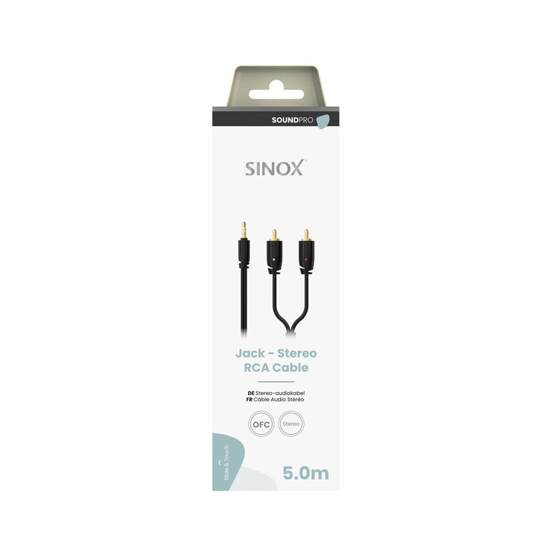 Sinox PRO 3.5mm - 2 RCA 5M | Keans Claremorris
