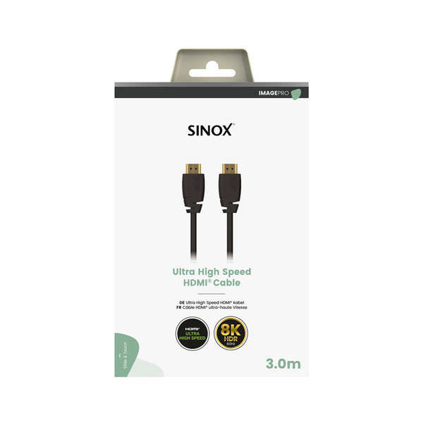 Sinox PRO HDMI 2.1 8K 3MTR Cable | Keans Claremorris