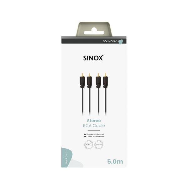 Sinox Pro Rca Phono 2M-2M 5.0M | Keans Claremorris