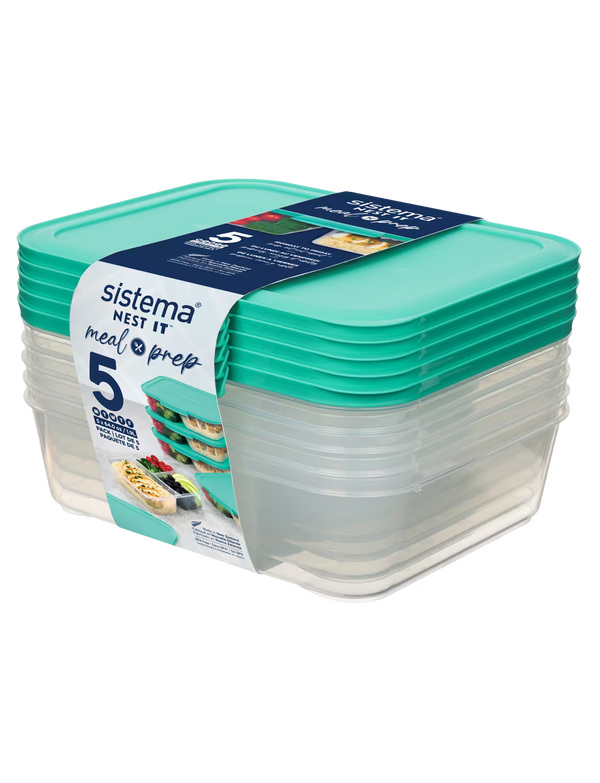 Sistema Nest-It™Meal Prep 1.9L - 5 Pack Keans Claremorris