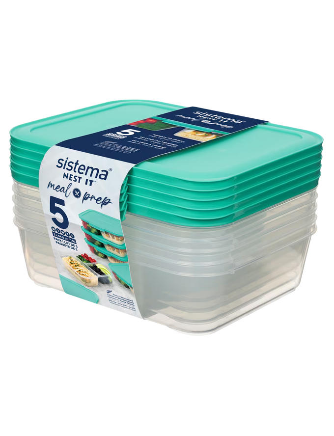 Sistema Nest-It™Meal Prep 1.9L - 5 Pack Keans Claremorris