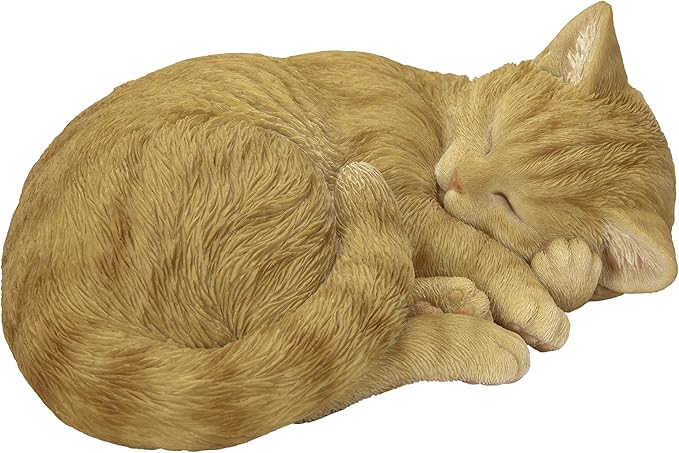 Sleeping Cat GINGER - Garden Ornament Keans Claremorris