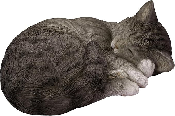 Sleeping Cat TABBY - Garden Ornament Keans Claremorris