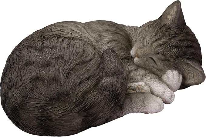 Sleeping Cat TABBY - Garden Ornament Keans Claremorris