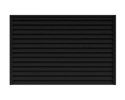 SmartFence Black 1.8m x 1.5m steel panel pack, weatherproof, maintenance-free fencing by Eliteform - Keans Claremorris