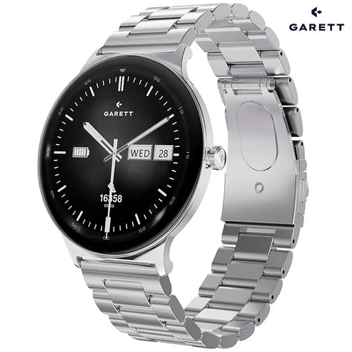 Smartwatch Garett Quantum Silver Steel Keans Claremorris