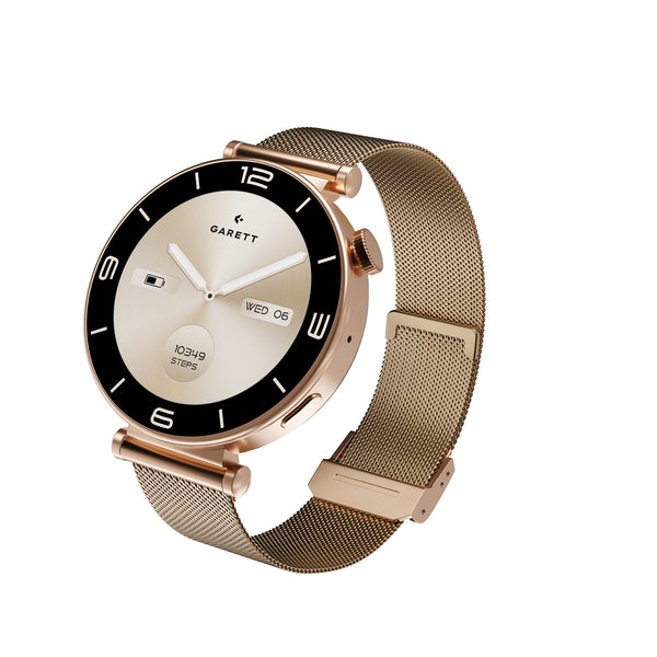 Smartwatch Garett Rose Gold Mesh Keans Claremorris