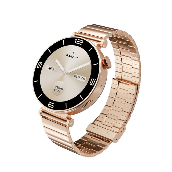 Smartwatch Garett Rose Steel Gold Keans Claremorris1