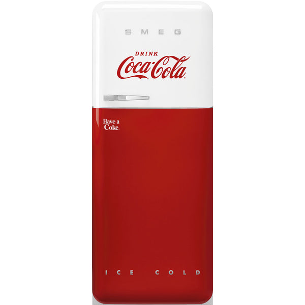 Smeg 60cm 50s Style Right Hand Hinge Fridge with Icebox - Coca Cola Iconic | Keans Claremorris