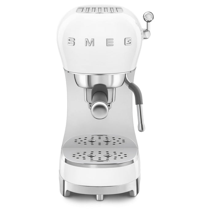 Smeg Smeg 50’s Style Espresso Coffee Maker – White| ECF02WHUK Keans Claremorris