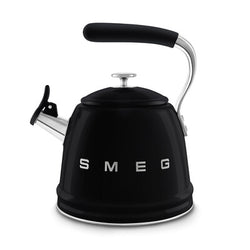 Smeg WKF01CR 50's Retro Style Whistling Kettle - Black | Keans Claremorris