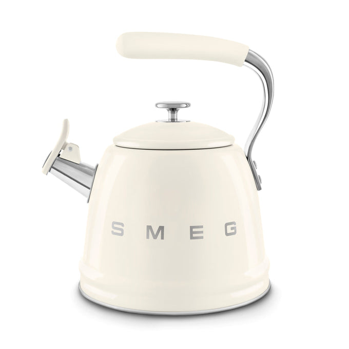 Smeg WKF01CR 50's Retro Style Whistling Kettle - Cream | Keans Claremorris