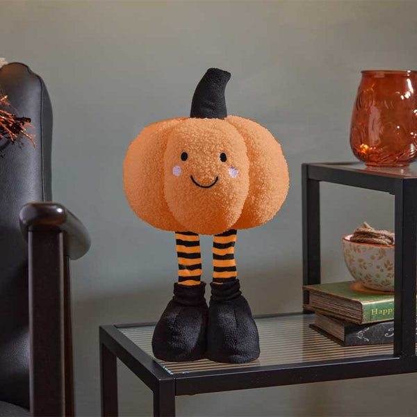 Smiley Pumpkin Orange Standing 30cm Keans Claremorris