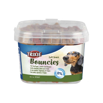 Soft Snack Bouncies dog treats with lamb, poultry, tripe, soft texture, small size, resealable bucket – Keans Claremorris
