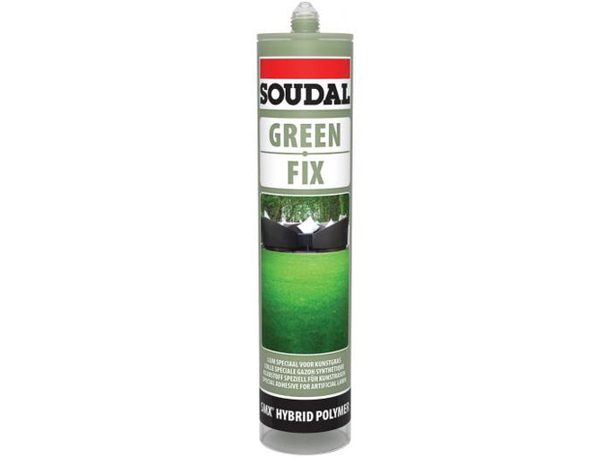 Soudal Green Fix 290ml Grass Green adhesive, high strength Smx® hybrid polymer for artificial grass bonding - Keans