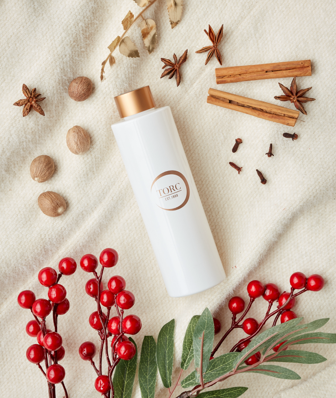 Torc Signature Large Diffuser in Spiced Cinnamon & Clove scent, aromatic home fragrance by Keans Claremorris