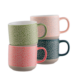 Squiggle Mugs Set of 4 | Keans Claremorris