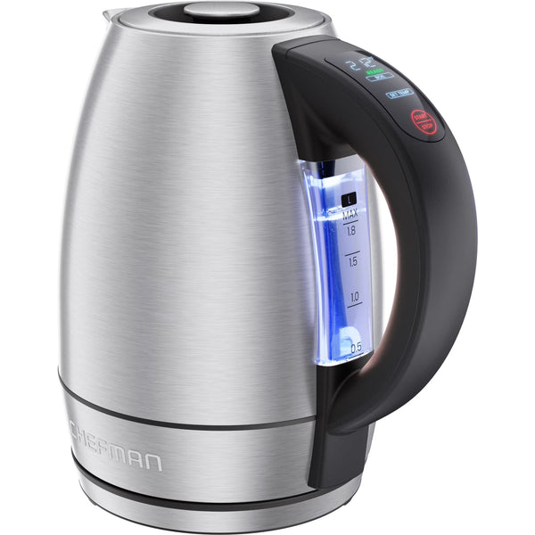 Stainless Steel Electric Kettle 1.8L Custom Temp| RJ11-18-SSD Keans Claremorris