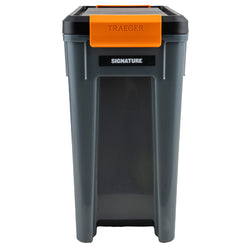 Traeger Staydry BBQ Pellet Bin with Lid for moisture protection, available at Keans Claremorris.