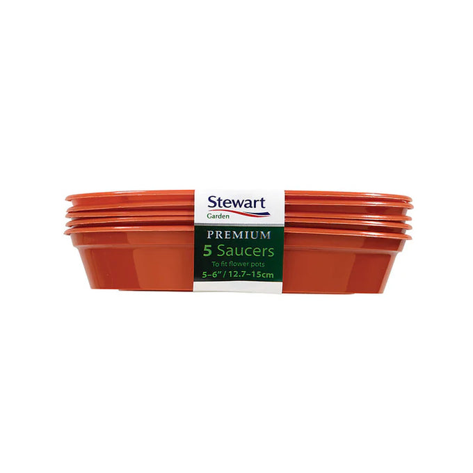 Flower Pot Saucer Terracotta (Multi x5) - Image 2