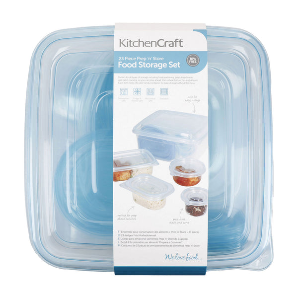 Storage Set Containers 23Piece Food Storage Keans Clarmeorris