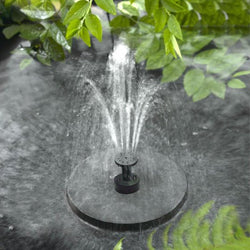Sunjet 150 solar garden water feature with 3 fountain heads, low voltage pump, 10 ft cable – Keans Claremorris