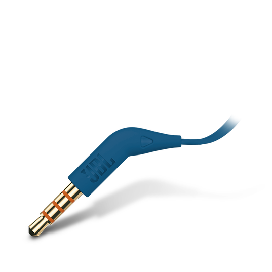 JBL T110 In-Ear Headphones 1-Button Mic Remote Blue| JBLT110BLUE - Image 4