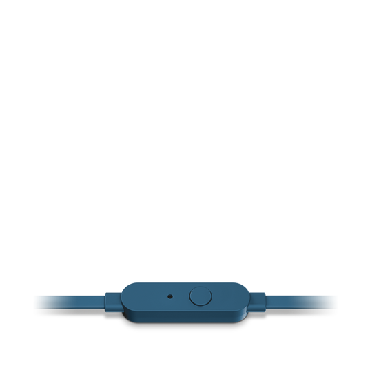 JBL T110 In-Ear Headphones 1-Button Mic Remote Blue| JBLT110BLUE - Image 5