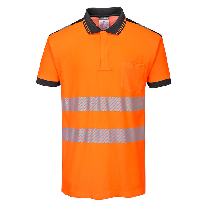 Portwest Hi-VIS Polo Shirt Orange - Image 1