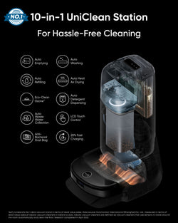 Eufy Omni S1 Pro Robot Vacuum & Mopping T2080GA1 - Smart Cleaning Robot, Multi-Surface, Keans Claremorris