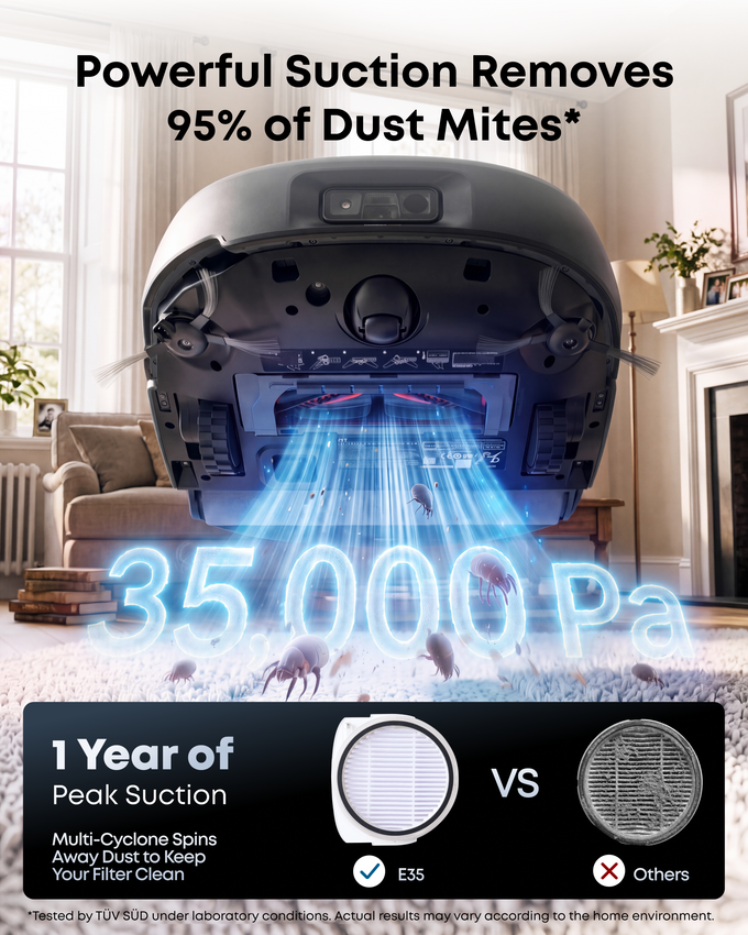 Eufy E35 Omni Robot Vacuum Cleaner T210MV11 - Image 4