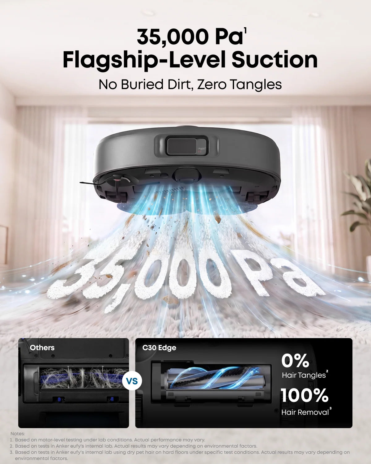 Eufy Robot Vacuum Omni C30 Black | T210QV11 - Image 2