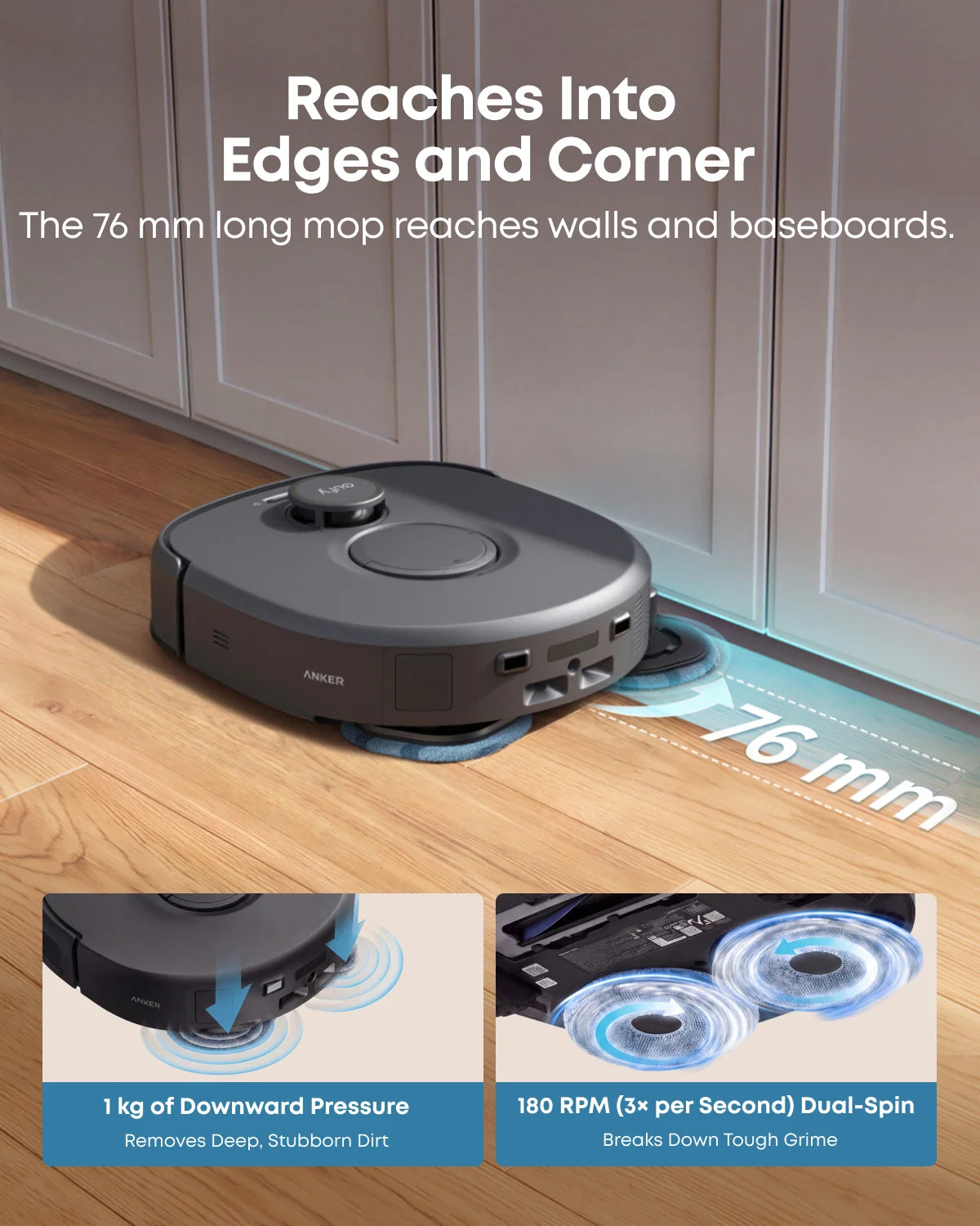 Eufy Robot Vacuum Omni C30 Black | T210QV11 - Image 4
