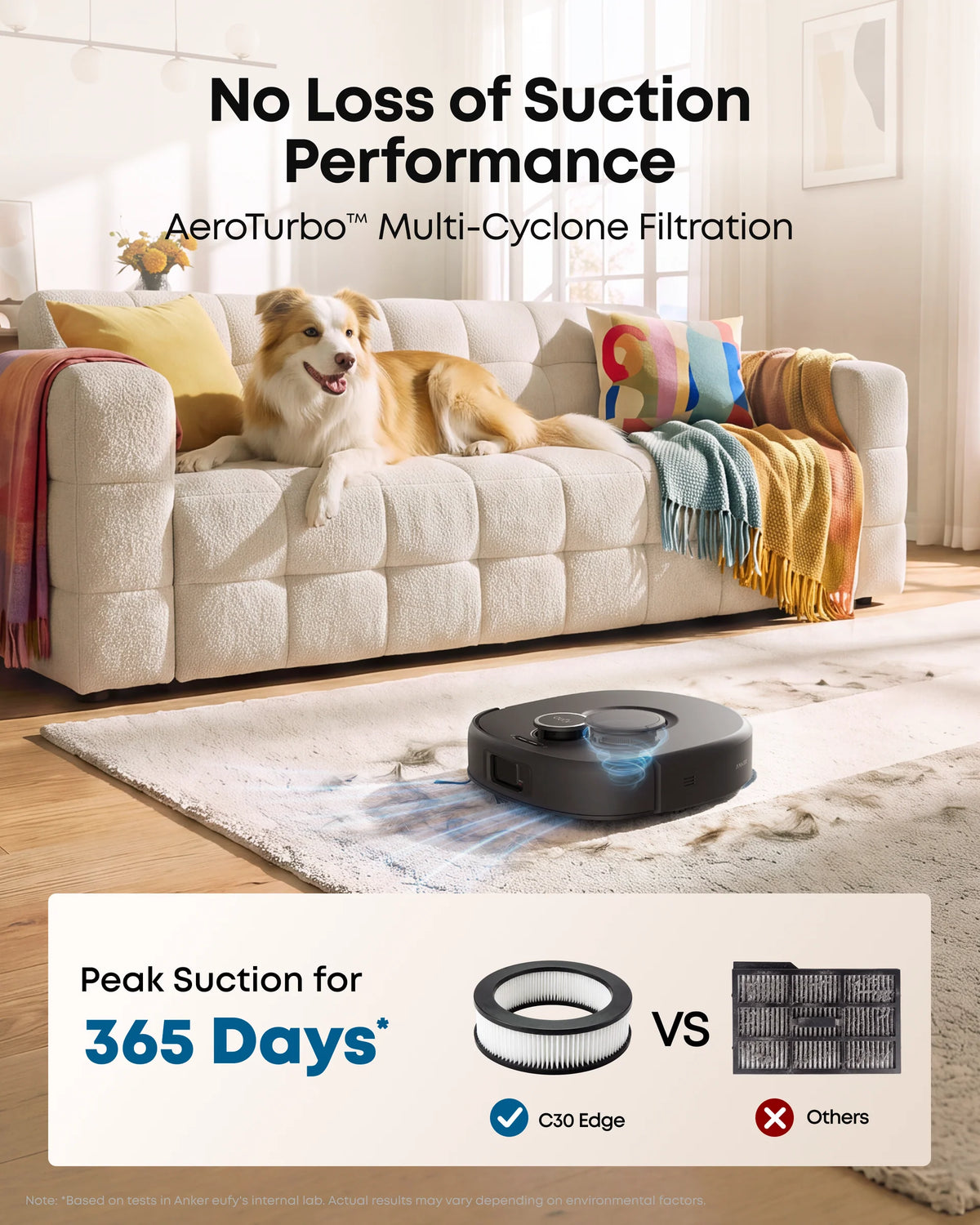 Eufy Robot Vacuum Omni C30 Black | T210QV11 - Image 3